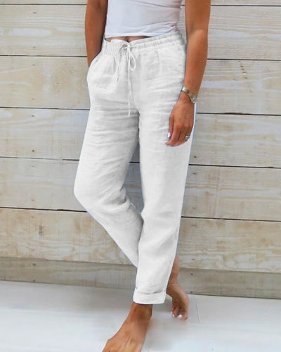 Safiya - Casual straight-leg trousers