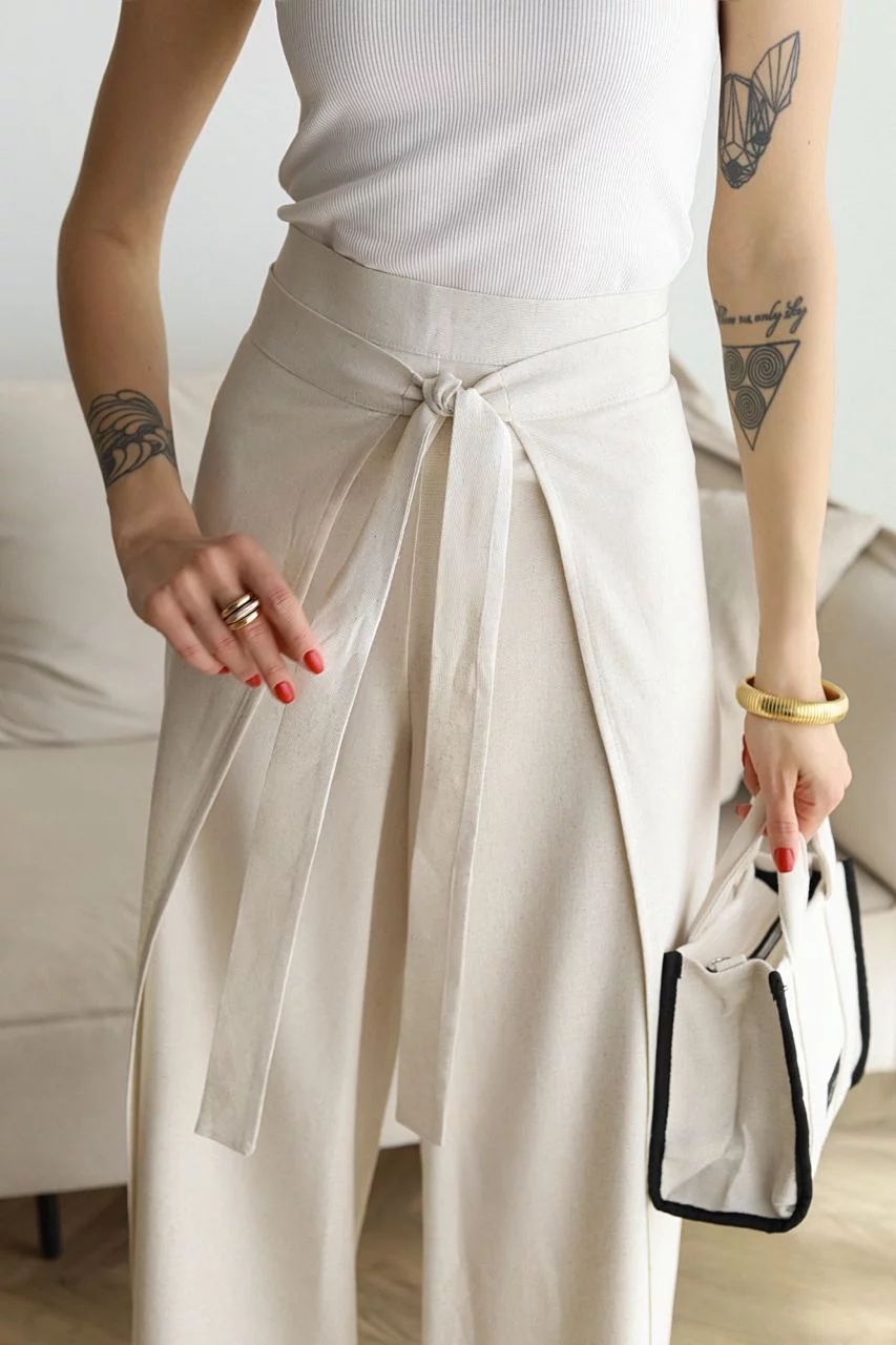 Keisha™ - Wide Linen Pants