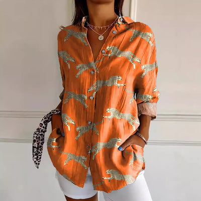 Wafa | Elegant Printed Blouse