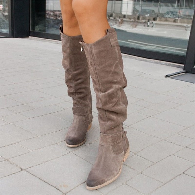 Mya - High Suede Boots