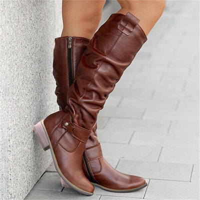 Mya - High Suede Boots