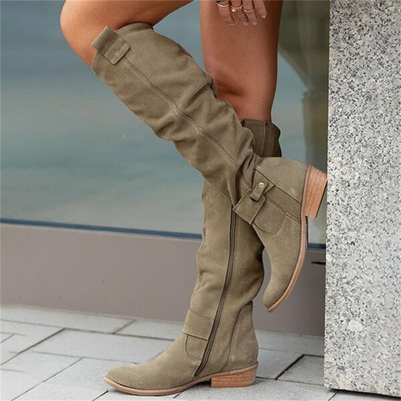 Mya - High Suede Boots